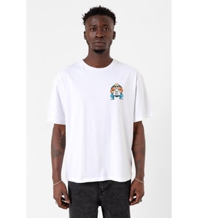 Dragon Ball Z Anime Master Roshi Free Hugs Beyaz Erkek Oversize Tshirt