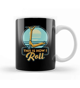 This Is How I Roll RPG Tabletop Gaming Dice Pun Kupa Bardak Porselen