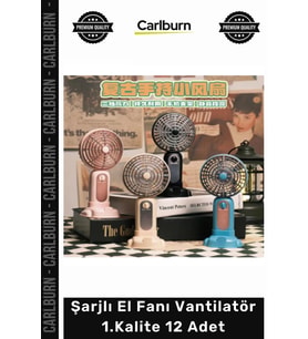 Özel Üretim Taşınabilir USB Sessiz Güçlü Toptan Seti Şarjlı El Fanı Vantilatör 1Kalite 12 Adet