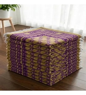 10 Adet Kadife Seccade Eflatun (70cmx110cm 400gr) Hac Ve Umre Hediyesi