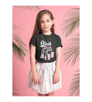 Black Pink In Your Area Baskılı Unisex Müzik Grubu Çocuk Tişört (1-12 Yaş)