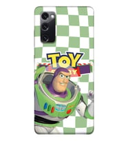Samsung Galaxy S20 FE Uyumlu Toy Story Buzz Desenli Şeffaf Telefon Kılıfı