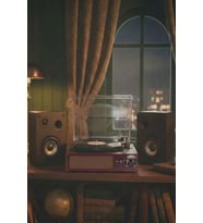 Midex Mtx-303S SET Nostaljik Pikap Plak Çalar ve Hoparlör Ses Sistemi (Bluetooth USB)