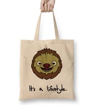 Cute Sloth It s A Lifestyle Funny Sloth Lovers Bez Çanta Uzun Saplı