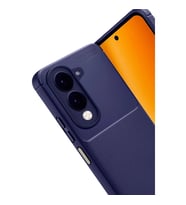 Vivo Y29s Auto Fus Karbon Kapak - Lacivert