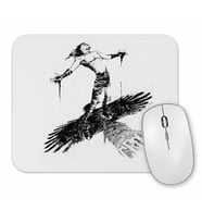The Crow Freedom Mouse Pad