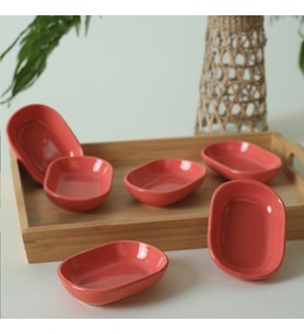 Keramika Pembe Noyan Çerezlik 11 Cm 6 Adet 552