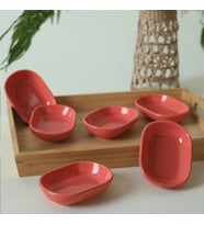 Keramika Pembe Noyan Çerezlik 11 Cm 6 Adet 552