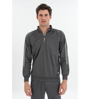 Maraton Comfort Erkek Dik Yaka Antrasit Sweatshirt
