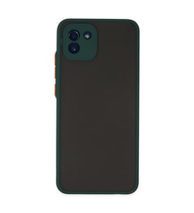 Samsung Galaxy A03 Kılıf Montreal Silikon Kapak - Yeşil