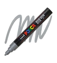 Uni Posca Su Bazlı Poster Markörü Metalik Gümüş 1.8 2.5mm PC5M