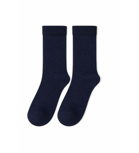 Carnaval Lacivert Düz Unisex Soket Çorap