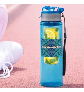 BK Gift Detoks Tasarımlı Süzgeç Hazneli Suluk 800 ml -9, BPA İçermeyen Detoks Matara