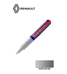 Renault D69 Gri Platin Çizik Giderici Oto R.K Oto Tam Örtücü Rötüş Kalemleri