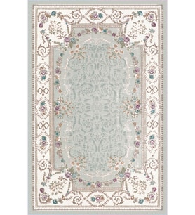 Eliana Home Baskılı, Yıkanabilir Kaymaz Taban Salon Halısı LNA0274 100x150 cm (Yeşil)