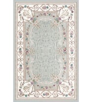 Eliana Home Baskılı, Yıkanabilir Kaymaz Taban Salon Halısı LNA0274 100x150 cm (Yeşil)