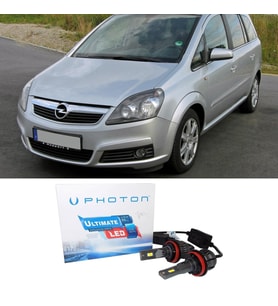 Opel Zafira B Led Xenon Uzun Far Ampulü HB3 Ultimate 9500 Lumens Yeni Seri Beyaz 2005-2014