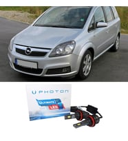 Opel Zafira B Led Xenon Uzun Far Ampulü HB3 Ultimate 9500 Lumens Yeni Seri Beyaz 2005-2014