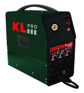 Klpro KLMIG200 200 Amper Mma Inverter Gazlı ve Gazsız Gaz Altı Kaynak Makinesi (Siyah)