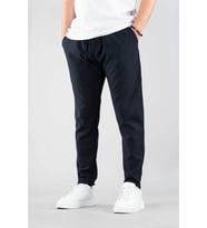 Erkek Jogger Pantolon Beli Lastikli İpli Pamuklu Rahat Boyfriend Pantolon (Lacivert)