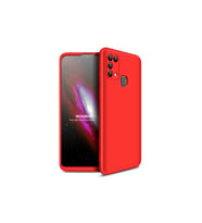 Samsung Galaxy M31 Uyumlu Kılıf Zore Ays Kapak (Kırmızı)