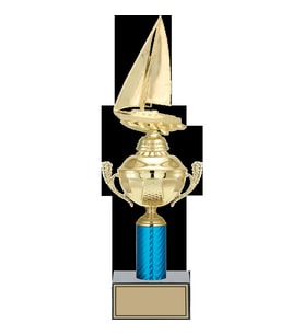 ODAK KUPA - Figürlü Kupalar - Yelken Figürlü Kupalar FG-052 C - 40 cm