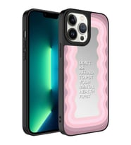 Apple iPhone 13 Pro Kılıf Aynalı Desenli Kamera Korumalı Parlak Zore Mirror Kılıf Ayna