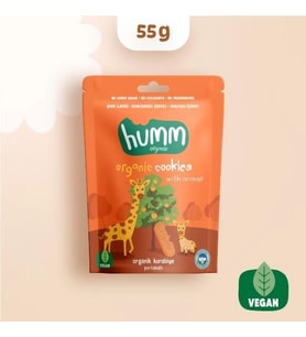 Organik Vegan Portakallı Kurabiye 55 Gr