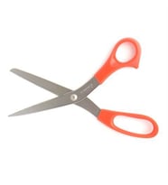 Plastik Saplı Kırmızı Makas / TC-S230R