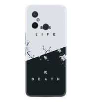 Xiaomi Redmi 12C Kılıf Resimli Desenli Baskılı Silikon Life and Death 1339