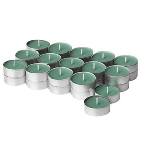 30 Lu Çimen ,Baharat Kokulu Mum MeridyenDukkan Çim Kokusu Mini Mum 3.8 Cm Açık Yeşil