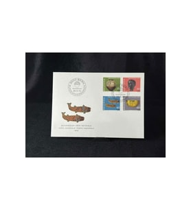 İsviçre İlk Gün Zarfı Schweiz Pro Patria 1973 996/99 Archäolog. Funde als FDC İsviçre İlk Gün Zarf