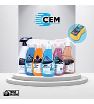 CEM CAR CARE Mega 6'Lı Oto Bakım Seti Yıkama Süngeri Hediyeli (ATLANTİK-SOHO ANTRASİT)