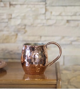 BAKIR KUPA TOMBUL ÇEKİÇ DÖVME MODEL PARLAK RENK (2'Lİ)