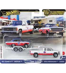 Hot Wheels 63 Chevy Nova 88 Chevy Silverado 3500 Model Araba