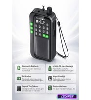 C9 Bluetooth Şarjlı Radyo USB & TF Kart Okuyucu Deprem Çantasına Uygun FM Radyo