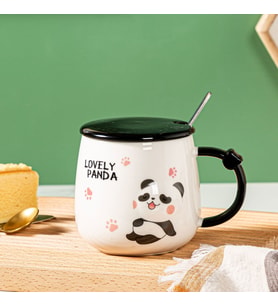 Li·vava Sevi·mli· Panda Serami·k Kupa, Renkli·, 9x8