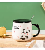 Li·vava Sevi·mli· Panda Serami·k Kupa, Renkli·, 9x8