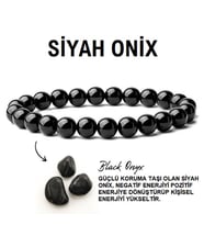 Alnis Atelier Oniks Doğal Taş Bileklik