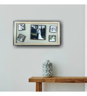 FOTO BASKILI 5'li Ahşap Fotoğraflı Magnet Çerçeve - 18x33 HK5024
