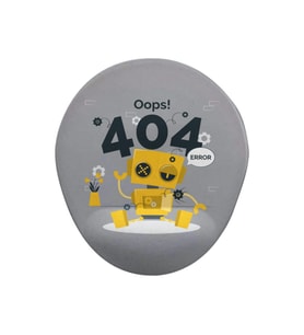 Robot Eror Oval Bilek Destekli Mouse Pad