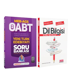İndeks 2026 MEB AGS ÖABT Türk Dili ve Edebiyatı Türkçe Yeni Türk Edebiyatı ve AKM Dil Bilgisi Soru Bankası Seti 2 Kitap