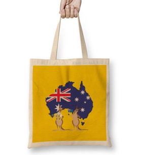 Funny Australia Bez Çanta Uzun Saplı