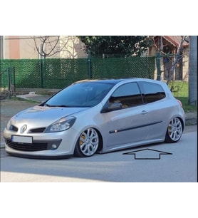 renault clio 3 yan marşpiyel takımı ( DÜZ MODEL ) PLASTİK