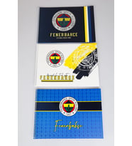 "DEKOMUS CEP DEFTERİ HEDİYELİ" YENİ SEZON LİSANSLI FENERBAHÇE TEKLİ RESİM DEFTERİ 17*24 CM 15 YAPRAK