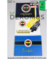 "DEKOMUS CEP DEFTERİ HEDİYELİ" YENİ SEZON LİSANSLI FENERBAHÇE TEKLİ RESİM DEFTERİ 17*24 CM 15 YAPRAK (Krem)