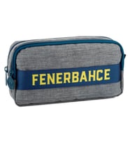 Fenerbahçe Kolon Detaylı Erkek Çocuk İki Bölmeli Kalem Kutusu/Kalemlik - Gri - ME25716