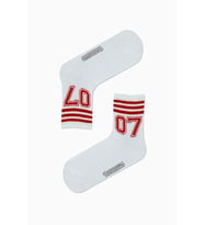 07 Sayılı Desenli Renkli Spor Çorap