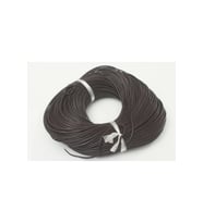 5 Mm Yuvarlak Deri Kordon Hakiki Kösele Deri (2 METRE) (Kahverengi)