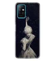 Infınıx Note 8 Kılıf Desenli Silikon Kılıf Star Woman 1332